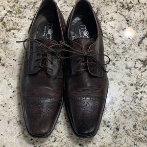 Men's Vero Cuoio Brown Leather Lace-Up Brogues